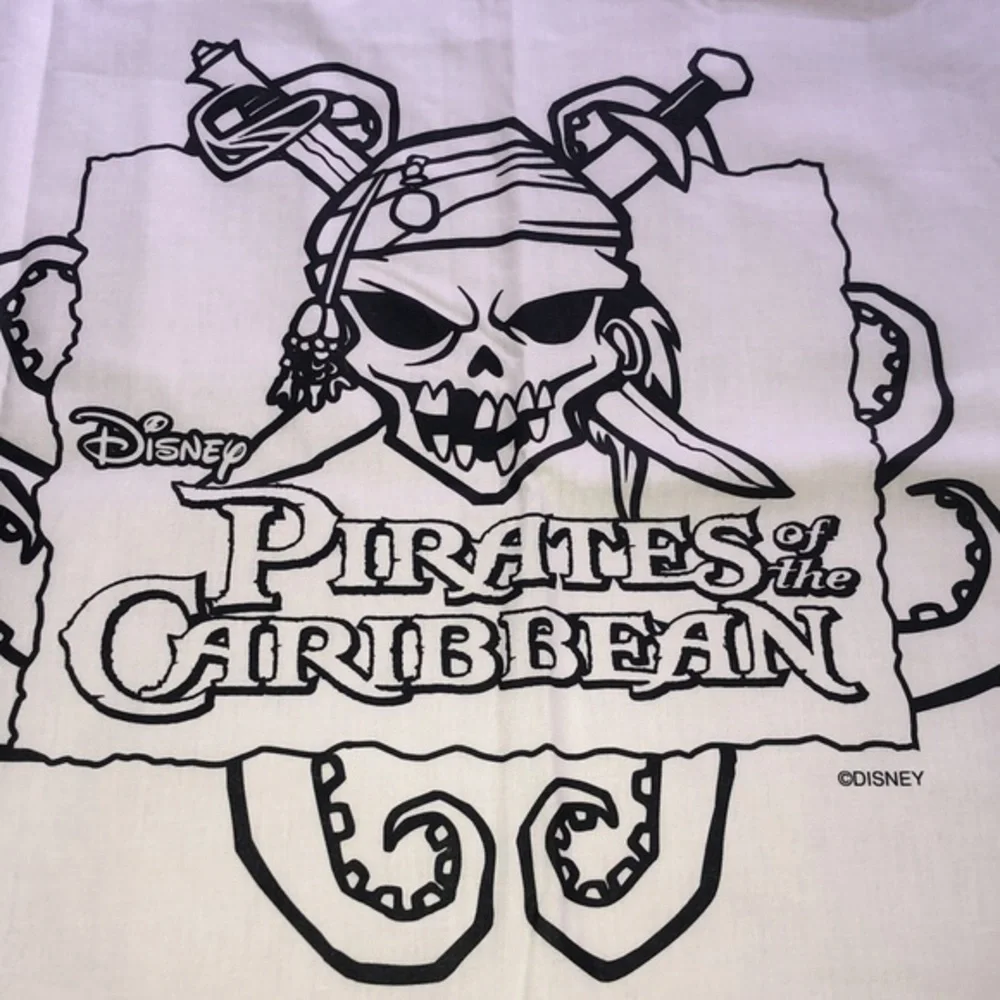 Disney Pirates of‎ the Caribbean coloring Pillowcase Art Standard Party Favors